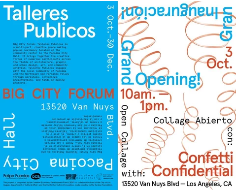 grantLOVE and Big City Forum: Talleres Publicos