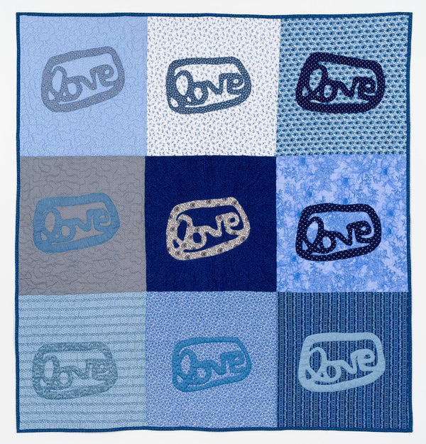Blue grantLOVE x Zink Quilt to benefit Project Success