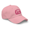 Embroidered LOVE dad hat - pink