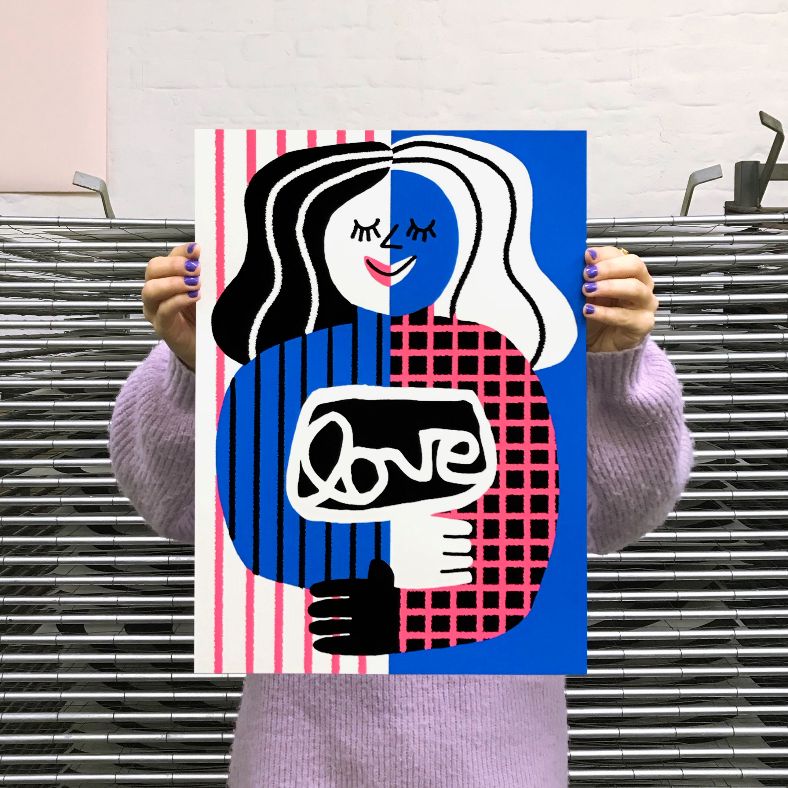 grantLOVE x Cachetejack print - L.L.L. (Lunar Love Lady)