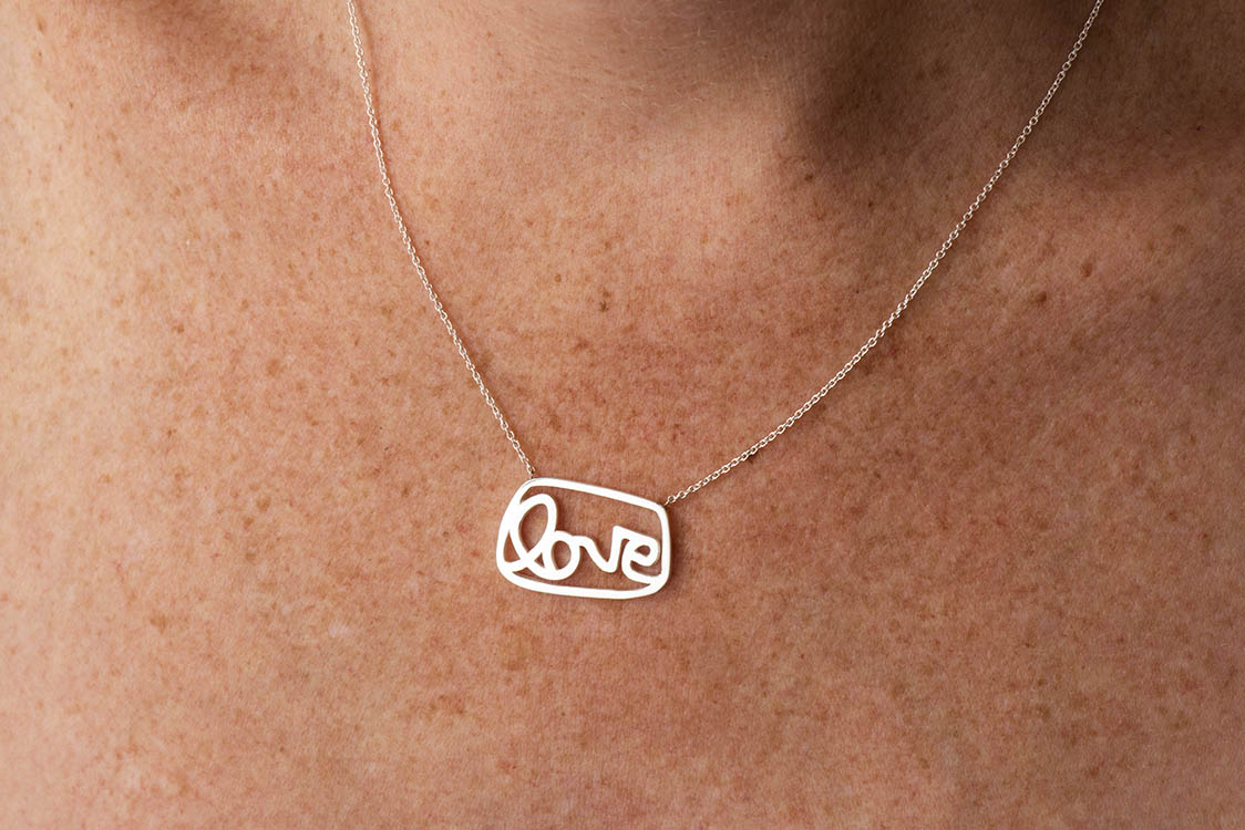 grantLOVE Necklace - Sterling Silver