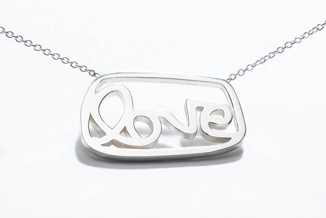 grantLOVE Necklace - Sterling Silver