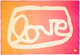 Pre-order: grantLOVE x Faribault Mill LOVE Throw Blanket - Sunset