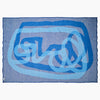 Pre-order: grantLOVE x Faribault Mill LOVE Throw Blanket - Blue