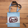 grantLOVE x Hartjess Upcycled Tote Bag (Baby Blue)