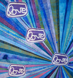 LOVE, LOVE, LOVE (blue) 2018
