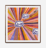 LOVE, LOVE, LOVE (purple) 2018