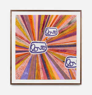 LOVE, LOVE, LOVE (purple) 2018