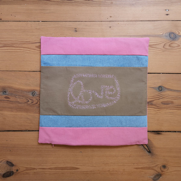 grantLOVE x Hartjess Upcycled Pillow (Pink)