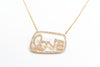 grantLOVE 18K Gold Micro Pavé Diamond Necklace