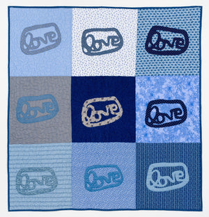 Blue grantLOVE x Zink Quilt