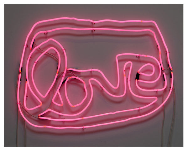 Large LOVE neon (pink)